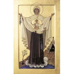 IKONA Matka Boża Szkaplerzna (Orantka), 20 x 32cm (MG-I-047)