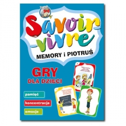 Savoir-vivre. Memory i Piotruś Gry dla dzieci
