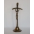 Komplet kolędowy duży z krzyżem papieskim  (zestaw krzyż, świece, świeczniki, miseczka, kropidło)