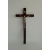 Krzyż drewniany ciemny 20 cm