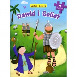 Czytaj i baw się. Dawid i Goliat, książka z puzzlami