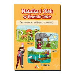 Natalka i Olek w Krainie Liter - ćwiczenia w czytaniu i pisaniu
