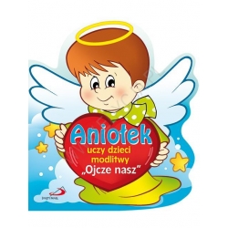 Aniołek uczy dzieci modlitwy