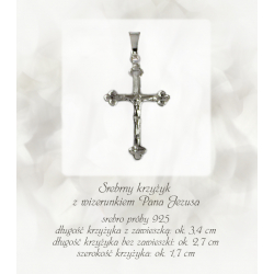 Krzyżyk z wizerunkiem Pana Jezusa
