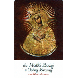 Obrazek plastikowy Matka Boża Ostrobramska z modlitwą