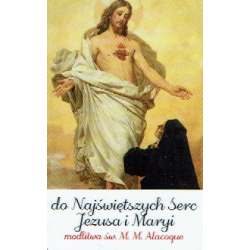 Obrazek plastikowy św Małgorzata Alacoque z modlitwą