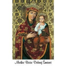 Obrazek plastikowy z modlitwą Matka Boża Dobrej Śmierci