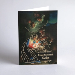 Kartka Bożonarodzeniowa Betlejem 4 Karnet z kopertą