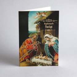 Kartka Bożonarodzeniowa Betlejem 3 Karnet z kopertą