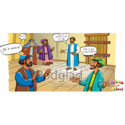 Kubek religijny Jezus Zmartwychwstały komiks 2