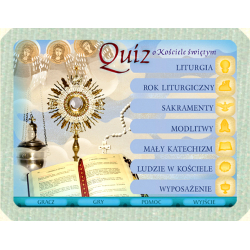 Komputerowy Quiz o Kościele Świętym menu programu