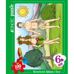 Puzzle -  Stworzenie Adama i Ewy 100 elementów