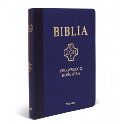 Biblia pierwszego Kościoła granatowa paginatory bok