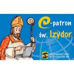 E-patron. Karta z modlitwą do św. Izydora + naklejka na monitor