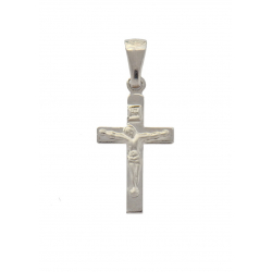 Krzyżyk srebrny oksydowany mały (22.08.03)