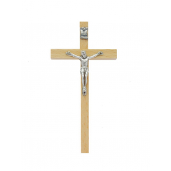 Krzyż drewniany prosty jasny 12 cm 06.05.15