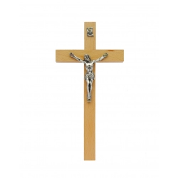 Krzyż drewniany 16 cm jasny prosty 06.05.01