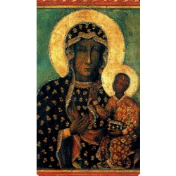 Obrazki Matka Boża Częstochowska z modlitwą 100 szt