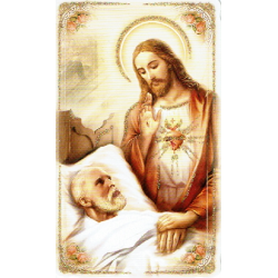 Obrazki Serce Pana Jezusa dla chorego z modlitwą 100 szt