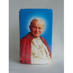 Obrazek Święty Jan Paweł II z modlitwą o wyproszenie łask