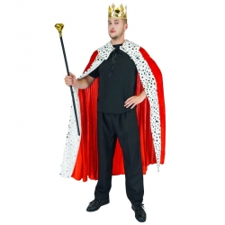 Zestaw Król XL: peleryna i korona